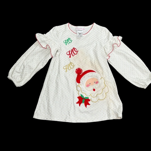 Pink Polka Dot Christmas Tree Dress - Picture 7 of 10